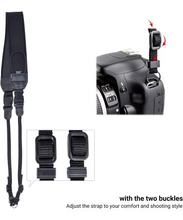 Soft Neoprene Shoulder Neck Strap for DSLR Cameras | Quick-Release Strap for Canon, Nikon, Sony & More - Buy Online on SooperMarket.com