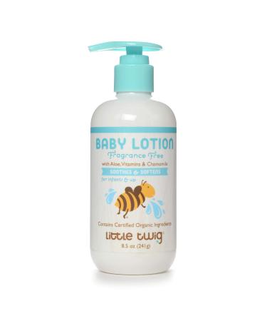 Little Twig Baby Lotion Natural Plant Derived Formula Fragrance Free 8.5 fl oz