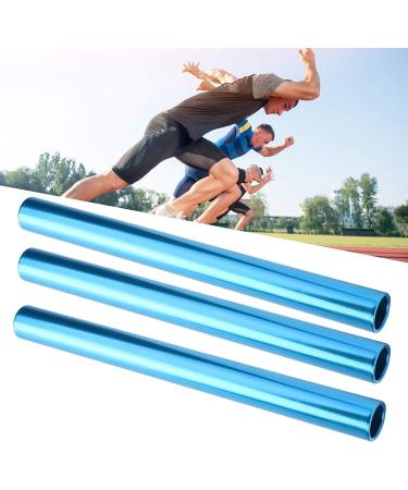 Keenso 3 Pcs Aluminum Alloy Relay Race Baton for Track and Field Sprint Match - Blue - Buy Online on SooperMarket.com