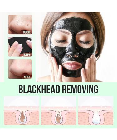 Black Head Remover Charcoal Peel Off Mask - Deep Cleansing Pore & Acne Treatment for All Skin Types - Buy Online on SooperMarket.com