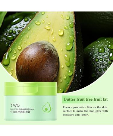 Avocado Clean Makeup Remover & Cleansing Balm 100g Avocado Cleanser To Remove Makeup Facial Cleanser For Sensitive Skin Deep Cleansing Makeup Remover Balm For Foundation Clean And Clear Cleanser - Buy Online on SooperMarket.com