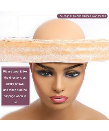 Shop Slip-Resistant Velvet Wig Bands - 2 Pack Adjustable Handle Bands for Women | International Shipping Available - Buy Online on SooperMarket.com
