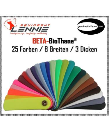 Buy BioThane by the Meter - Beta Super Heavy 13-50 mm Wide 3.8 mm Thick Black & Color Options Available - Buy Online on SooperMarket.com
