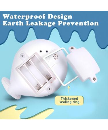 AURUZA Baby Light Up Bath Toy - Waterproof Design, Safe & Fun Baby Bath Toys for 0-6 Months to 5 Years (White) - Buy Online on SooperMarket.com