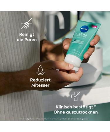 Nivea Derma Skin Clear Anti-Blemish Peeling 150ml | Salicylic Acid & Niacinamide Facial Treatment Acne & Pimples Solution for Face & Body - Buy Online on SooperMarket.com