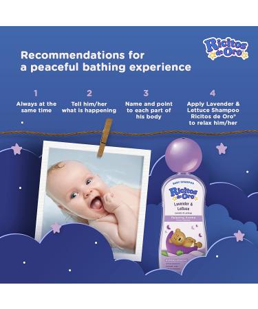 Ricitos de Oro Lavender Baby Shampoo 8.45 FL Oz 3-Pack - Gentle Cleansing for Babies with Natural Lavender - Buy Online on SooperMarket.com