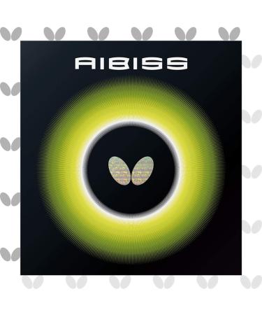 Butterfly Aibiss Table Tennis Rubber Sheet - Butterfly Table Tennis Rubber - 1.7, 1.9, or 2.1 mm - Red or Black - 1 Table Tennis Rubber Sheet - Professional Table Tennis Rubber 2.1 Black