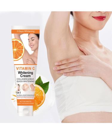 Vitamin C Armpit Whitening Cream Underarm Whitening Products For Body Whitening Skin Whitening Cream Skin Lightening Cream Melanin Removal For Underarms Armpit Knees Legs And Inner Thigh - Buy Online on SooperMarket.com