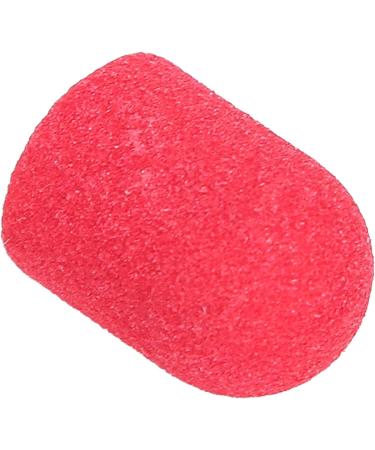 Nail Sanding Drill Bit 0.5 X 0.7in Easy To Store High Strength Nail Polishing Sanding Head Fine Sandpaper with Shaft for Grinding(Big red) - Buy Online on SooperMarket.com