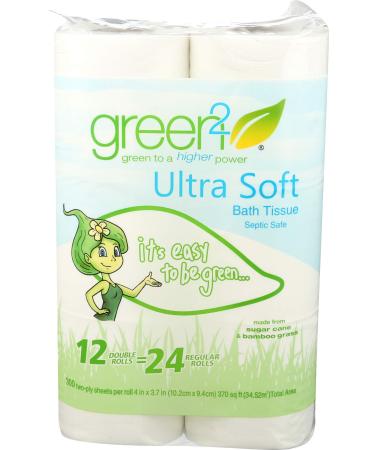 BATH TISSUE 2PLY 300SHT 12PC