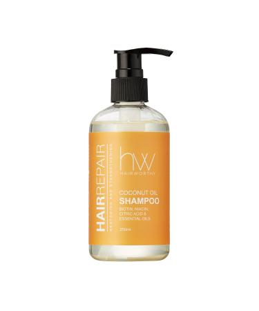 Hairrepair Coconut Oil Shampoo - BIOTIN NIACIN CITRIC ACID & ESSENTIAL OILS