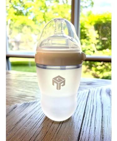 Next Gen Parent Premium Anti-Colic Silicone Baby Bottle - 250 mL/8oz | Easy to Clean | 100% Food Grade (NGPB01) - Buy Online on SooperMarket.com