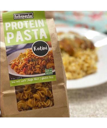 Lulupasta High Protein Lupin & Sunflower Flour Pasta - Gluten Free, Keto & Low Carb (Rotini 8oz) - Buy Online on SooperMarket.com