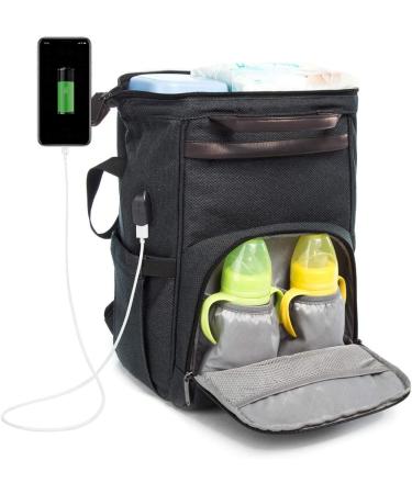 Osann Diaper Backpack - Large Capacity Stylish Storage with Mobile Phone Port | Perfect for Parents - Buy Online on SooperMarket.com