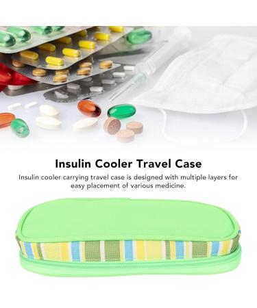 Insulin Cooler Travel Case ANGGREK Insulin Cooler Travel Case Multi Layer Carrying Case Lightweight Portable Insulin Cooling Bag for Diabetic Green - Buy Online on SooperMarket.com