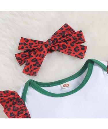 Loalirando Baby Christmas Romper | My First Xmas Outfit for Newborn Toddler | 9-12 Months | White 60 - Buy Online on SooperMarket.com