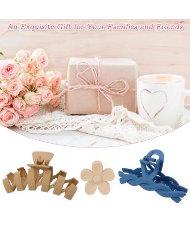 XINRUI 12 Pcs Large Claw Clips Variety Pack for Women - 4.4 Inch Hair Clips Banana Clips Matte Jaw Clip 90's French Design Barrettes Accessories for Women Girls - Buy Online on SooperMarket.com