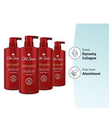 Old Spice Dynasty Cologne Scent Men's Body Wash - 16.9 Fl Oz (Pack of 4) - Buy Online on SooperMarket.com