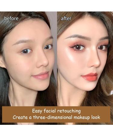 Shefave Highlighter Makeup Palette - Nude Pink Shimmer Colors Powder | Long Lasting & Lightweight Silky Formula | Highly Pigmented Cosmetics Gift | 40g - Buy Online on SooperMarket.com