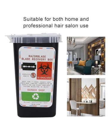 Large Capacity Blade Dispenser Etui | Hairdressing Salon Storage Container - Safe Blade Disposal for Salons (BlcAK) - Buy Online on SooperMarket.com
