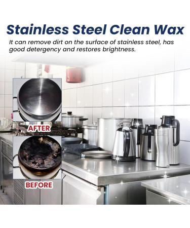 Stainless Steel Clean Wax | 3 in 1 Nano-Technology Cleaner for Grease Oven & Sink - International Shipping Available - Buy Online on SooperMarket.com