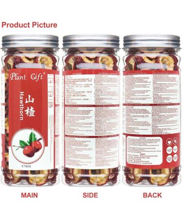 PlantGift Hawthorn Berry 80G/2.82oz China Medicinal Herb (Shanzha/Dried Hawthorne) Dried Bulk Health Tea Hawthorn Berries - Buy Online on SooperMarket.com