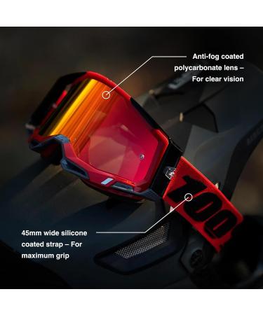 Buy Unknown 100% Cross Goggles Racecraft Gen. 2 White - Premium Performance & Style for International Shipping - Buy Online on SooperMarket.com