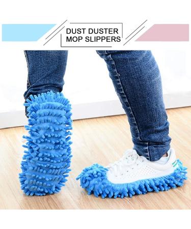 Cosywell Mop Slippers: 10 PCS Cleaning Floor House Shoes Cover Duster - Washable & Reusable - Buy Online on SooperMarket.com