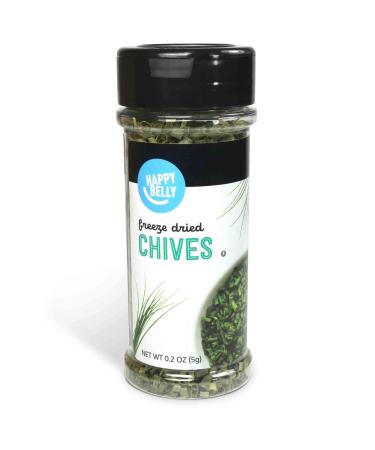 Amazon Brand - Happy Belly Chives, Freeze Dried, 0.2 Ounces