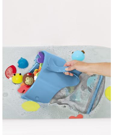 Skip Hop Moby Scoop & Splash Blue Bath Toy Storage - Discontinued Model - Buy Online on SooperMarket.com