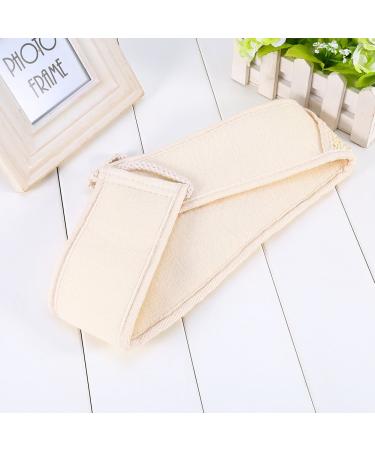 Plant Hemp Loofah Back Scrubber Strap | Exfoliating Shower Massage Tool for Men and Women - Skin Care Bathing Accessories - Buy Online on SooperMarket.com