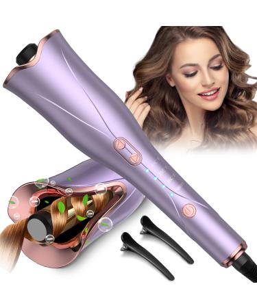 Automatic Hair Curler 1'' Larger Upgrade Automatic Curling Iron with Dual-Voltage Adjustable 3 Temps Beach Waves Rotating Barrel Auto Hair Curlers Anti-Scald Auto Shut-Off Fast Heating Hair Tool