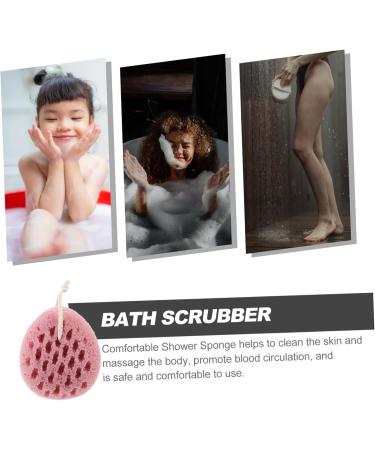 PLAFOPE Bath Sponge Sponges Scrubber Exfoliating Sponge Skin Bath Ball Sponge Bath Balls Bath Back Sponge Bathing Bubble Making Sponge Showering Ball Bath Flower Tool Girl The Bubble Pink - Buy Online on SooperMarket.com