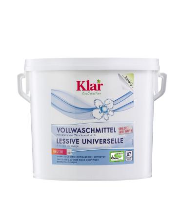 Clear fully detergent without fragrance 4.4kg I Environmentally friendly washing powder for allergy sufferers with a wash sneak extract I Sufficient for approx. 80 washes I free from synthetic fragrance and dye i vegan