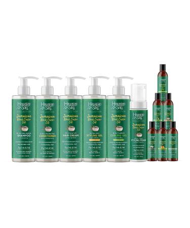 Jamaican Black Castor Oil Frizz-Free Style Foam - Smooth and Manageable Hair - Buy Online on SooperMarket.com