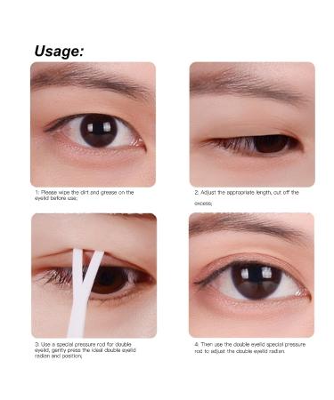 ZJchao Eyelid Tape 240 Pairs - Double Lift Strip Stickers for Saggy Hooded Droopy Mono-Eyelids - Buy Online on SooperMarket.com