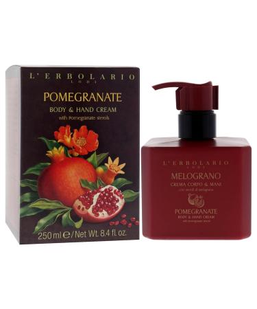 L'Erbolario Pomegranate Body & Hand Cream - Unisex 8.4 oz | Hydrating Moisturizer for Soft Skin - Buy Online on SooperMarket.com