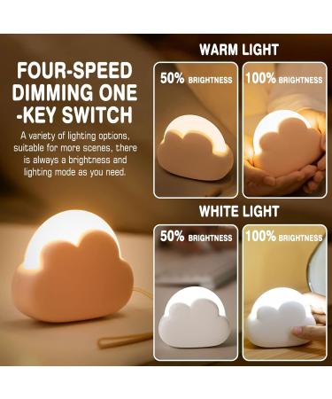 Buy Aicharynic LED Night Light - Dimmable Baby Room Lamp with USB Charging | Perfect Gift for Women & Girls - Buy Online on SooperMarket.com