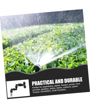 BCOATH 2pcs Reptile Tank Spray Head Reptichip Universal Tools Landscape Spray Nozzle Adjustable Garden Irrigation Nozzle Reptile Mister Automatic Tank Watering Tool Garden Spray Head Pet 10X9X2CMx2pcs Blackx2pcs - Buy Online on SooperMarket.com