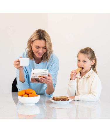 OLYRA Organic Dark Chocolate Breakfast Sandwiches | Vegan, Low-Sugar, High-Fiber Snacks | 4 Individually Wrapped Packs - Buy Online on SooperMarket.com
