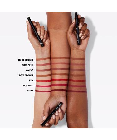 e.l.f. Love Triangle Lip Filler Liner - 2-in-1 Sculpting & Filling Pencil, Long-Lasting Deep Brown Color - Buy Online on SooperMarket.com
