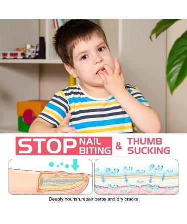 Stop Thumb Sucking & Nail Biting - Child-Friendly Nail Polish Treatment | Bitter Taste | Safe & Effective | Easy Application - 15ML - Buy Online on SooperMarket.com