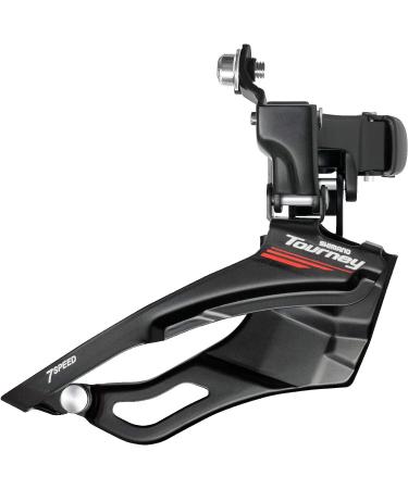 SHIMANO Tourney/TY FD-M190 Front Derailleur - Black, Top Swing, 7/8 Speed - Buy Online on SooperMarket.com