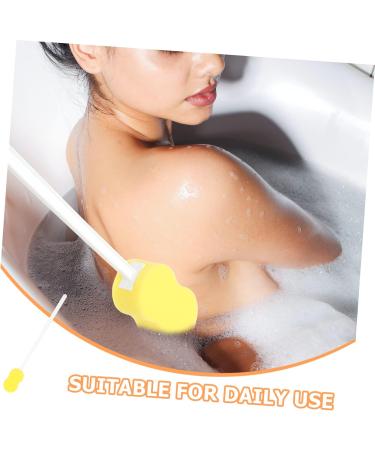 Mikinona Long Handle Bath Sponge Shower Scrubbing Brush Massaging Showerhead Men Body Wash Sponges for Bathing Shower Scrub Brush for Body Mens Shower Gel Exfoliating Bath Scrubber Pp - Buy Online on SooperMarket.com