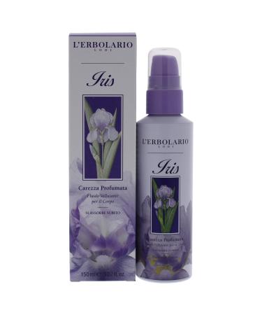 L Erbolario Iris Perfumed Caress Smoothing Water - Face Mist and Body Spray Serum - Hydrating Balancing Toner - With Hydrating Iris Extract - 5.07 oz