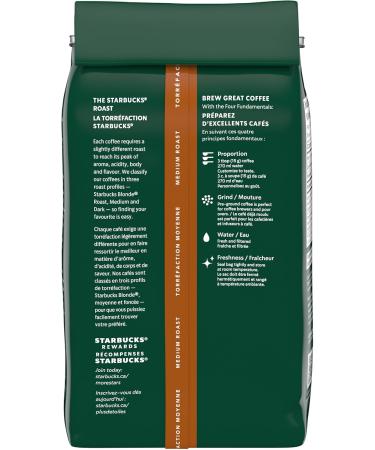 STARBUCKS Pike Place Roast Ground Coffee Medium Roast Smooth Well-Rounded Blend Of Latin American Coffee Beans 340g Bag - Buy Online on SooperMarket.com