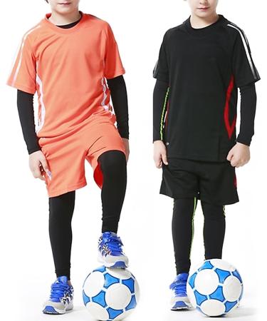 Buy Boys' Compression Leggings 2/3 Pack | Sports Underwear for Football Training | Long Underpants with Slogan - Buy Online on SooperMarket.com