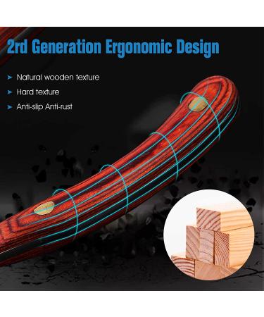 FERYES Professional Wooden Handle Toenail Clipper - Sharp Wide Jaw for Ingrown Thick Nails - Buy Online on SooperMarket.com