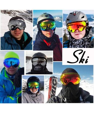 Shop Sposune OTG Ski Goggles - Anti-Fog Spherical Dual Lens UV400 Protection for Men & Youth Snowboard & Snowmobile Eyewear - Buy Online on SooperMarket.com