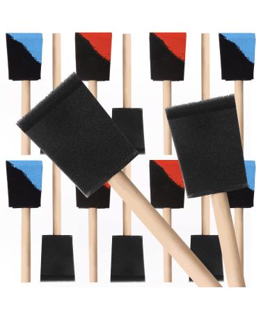 YiBaiBrush-Foam Paint Brushes, 2 Inch Sponge Brushes 20 Pack, Sponge Paint Brushes, Foam Brushes, Painting Sponges, Sponge Paint Brushes for Painting and Staining 2 Inch 20pcs